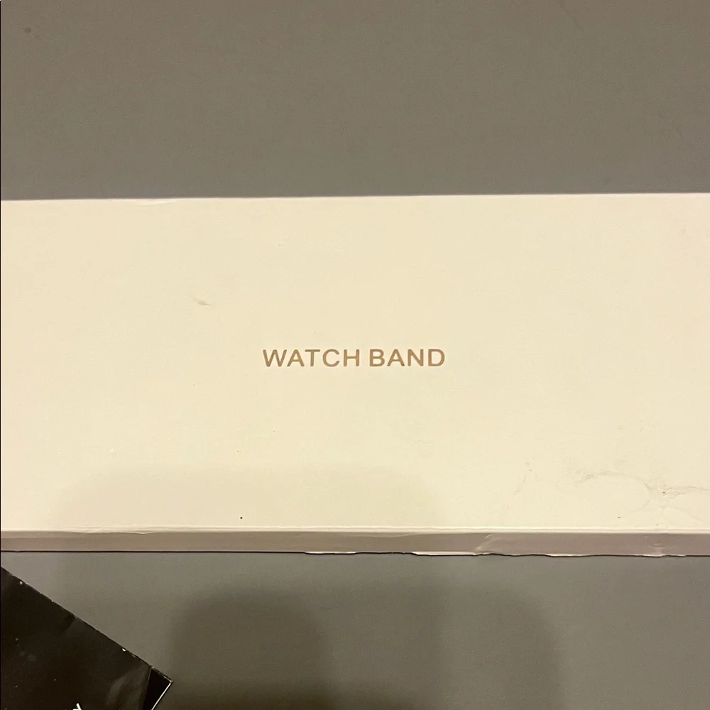 Gold and Silver Smartwatch Band